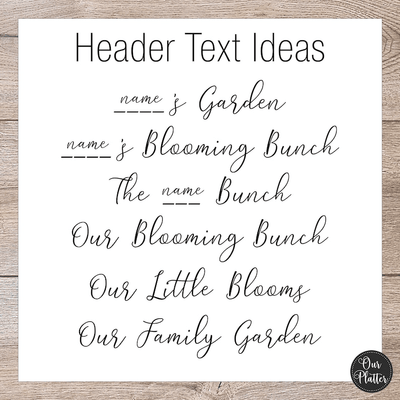 Personalized Birth Month Flower Family Platter, Custom Mother's Day Gift, Custom Dad Gift, Grandma's Garden, Grandparent Gift from kids