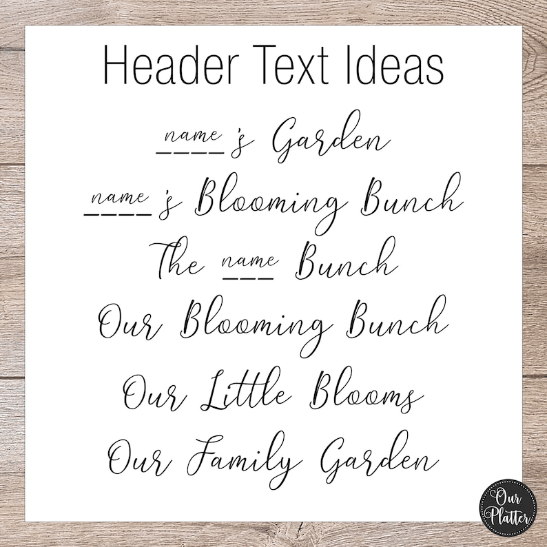 Personalized Birth Month Flower Family Platter, Custom Mother's Day Gift, Custom Dad Gift, Grandma's Garden, Grandparent Gift from kids