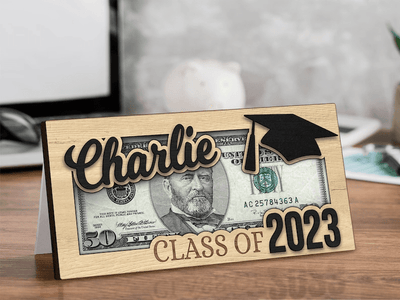Money Holder For Graduation, Gift For 2023, Custom Gift For College, College Money Holder, Customizble Cash Holder, Personalized Gift