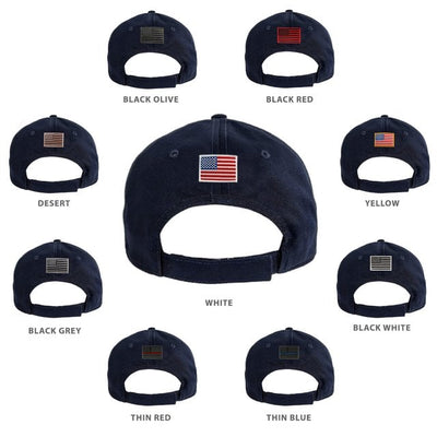 Embroidered American Flag Gift for Embroidery Hat Back