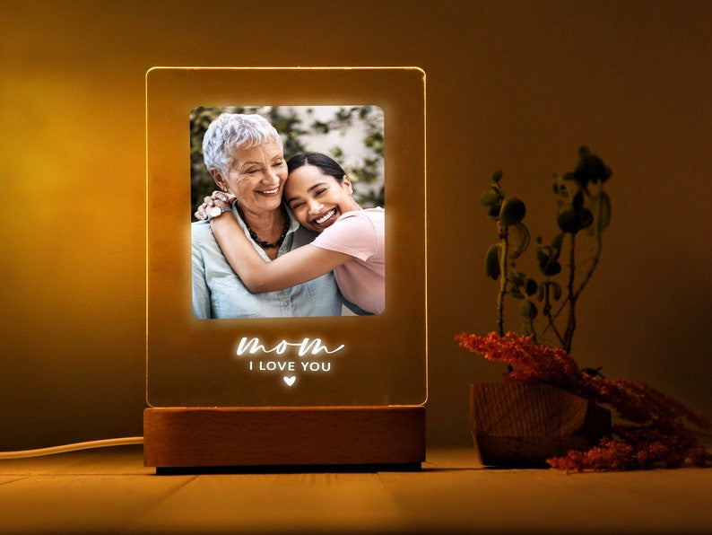 Photo Night Light for Mother's Day Gift - Gift for Mom - Mother Gift - Best Mom Ever - First Mothers Day - Picture Gift Ideas - Mommy Gifts