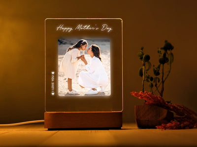 Custom Photo Night Light for Mother's Day Gift - Gift for Mom - Mother Gift - Best Mom Ever - Picture Gift Ideas For Mother's Day - Mommy Gifts