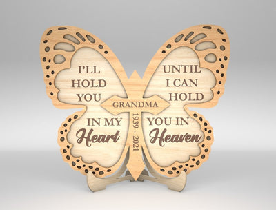 Personalized Grandma Memorial Sign Wood Sign, Gift Idea For Mom, Grandmother In Mother's Day