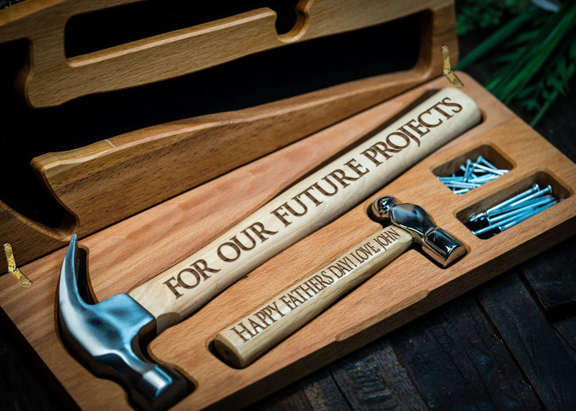 Personalized Father & Child Hammer Gift Set, The Best Gifts for New Dads