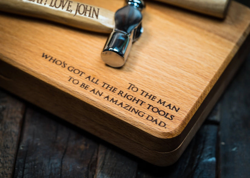 Personalized Father & Child Hammer Gift Set, The Best Gifts for New Dads
