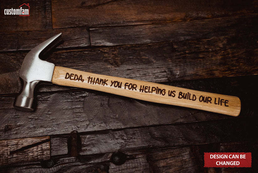 Personalized Engraved Hammer Gift , Anniversary Gifts For Father's Day, Gifts For Dad