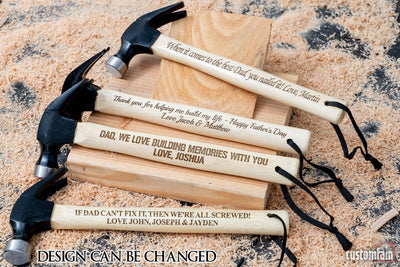 Personalized Hammer, Father's Day Gift Idea, Engraved Hammer, Daddy Gift
