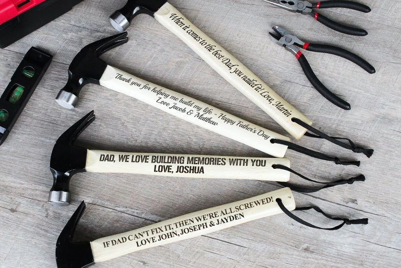 Personalized Hammer, Father's Day Gift Idea, Engraved Hammer, Daddy Gift