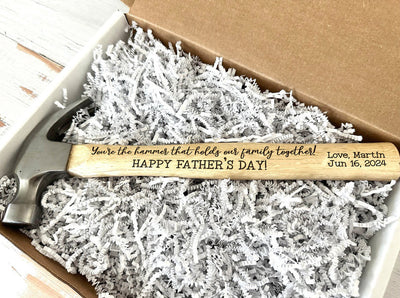 Personalized Hammer, Customized Engraved Hammer For Dad, Father's Day Gift Idea