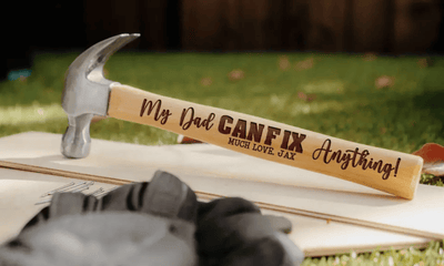Personalized Engraved Hammer, Fathers Day Gift for Dad from Kids, Gifts for Men - Husband Anniversary, Boyfriend Father's Day, Valentines gift for him