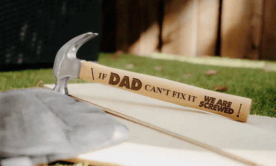 Personalized Engraved Hammer, Fathers Day Gift for Dad from Kids, Gifts for Men - Husband Anniversary, Boyfriend Father's Day, Valentines gift for him