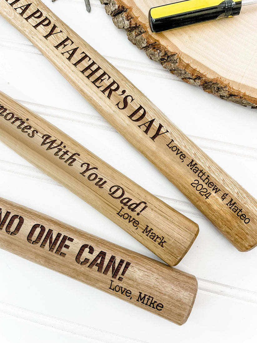 Personalized Tape Measure And Engraved Hammer Gift Idea For Him, Fathers Day Gift for Papa