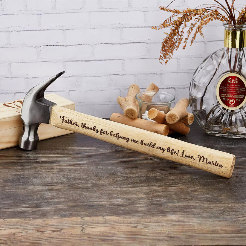 Personalized Engraved Hammer, Father's Day Gifts, Daddy Gift, Best Dad Ever, #1 Dad, Papa Gift, Pawpa, Grandpa Gift