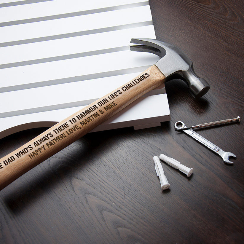 Personalized Engraved Hammer, Gifts For Daddy, Best Dad Ever, Father's Day Gift Idea For Him