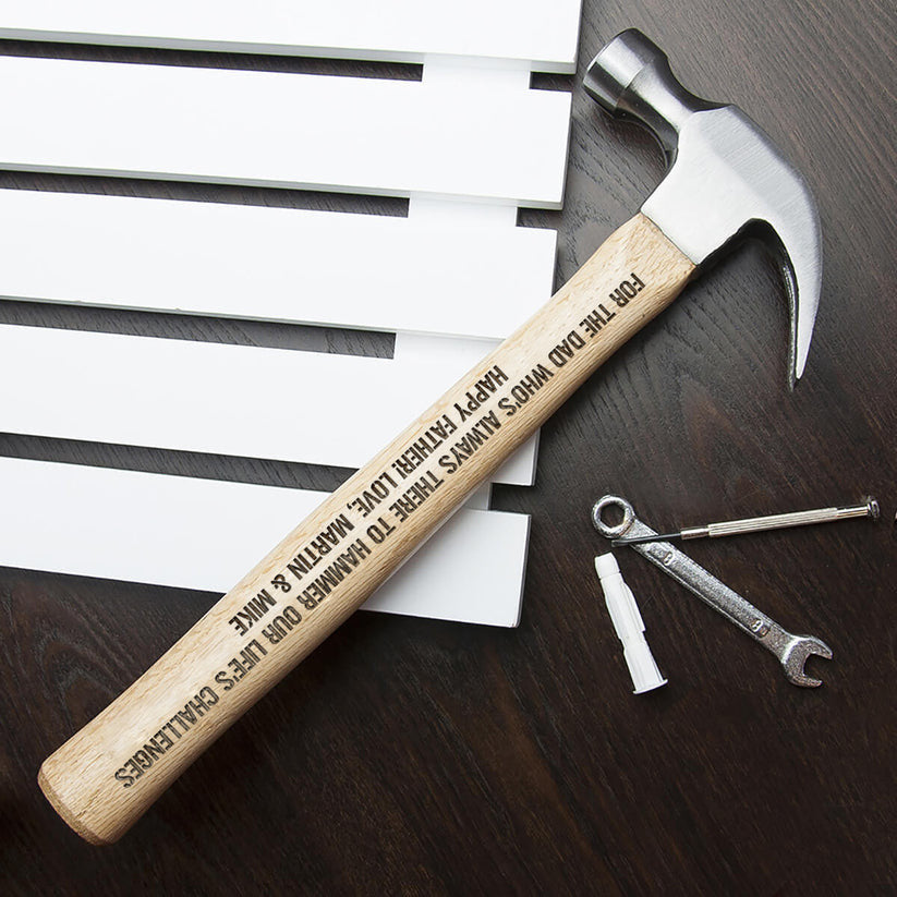 Personalized Engraved Hammer, Gifts For Daddy, Best Dad Ever, Father's Day Gift Idea For Him