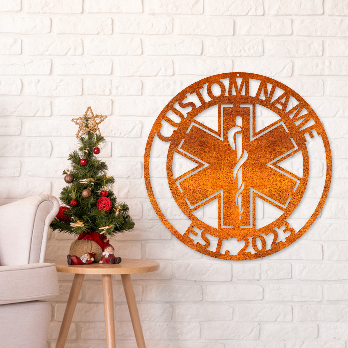 Personalized Emt Metal Name Sign, Paramedic Sign, Ems Paramedic Custom Medical Symbol , Gift For Medic, Birthday Gifts Medical Field Gift