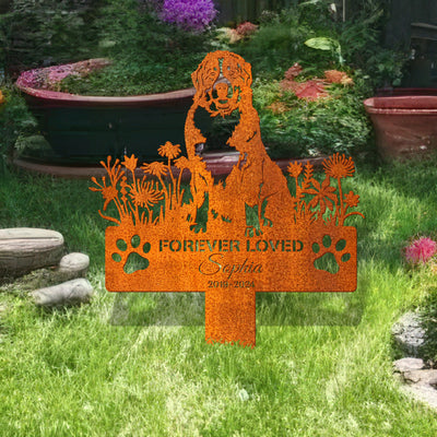 Custom Dog Memorial Stake, Bernese Mountain Memorial Stake Dog Name Sign Sympathy Sign, Pet Grave Marker, Remembrance Stake, Pet Memorial