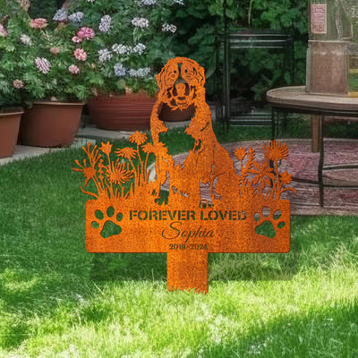 Custom Dog Memorial Stake, Bernese Mountain Memorial Stake Dog Name Sign Sympathy Sign, Pet Grave Marker, Remembrance Stake, Pet Memorial