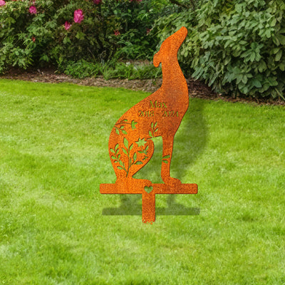Personalized Greyhound Memorial Stake, Garden Decor, Dog Memorial Gift, Custom Dog Memorial, Dog Sympathy Sign Pet Loss Gift, Grave Marker