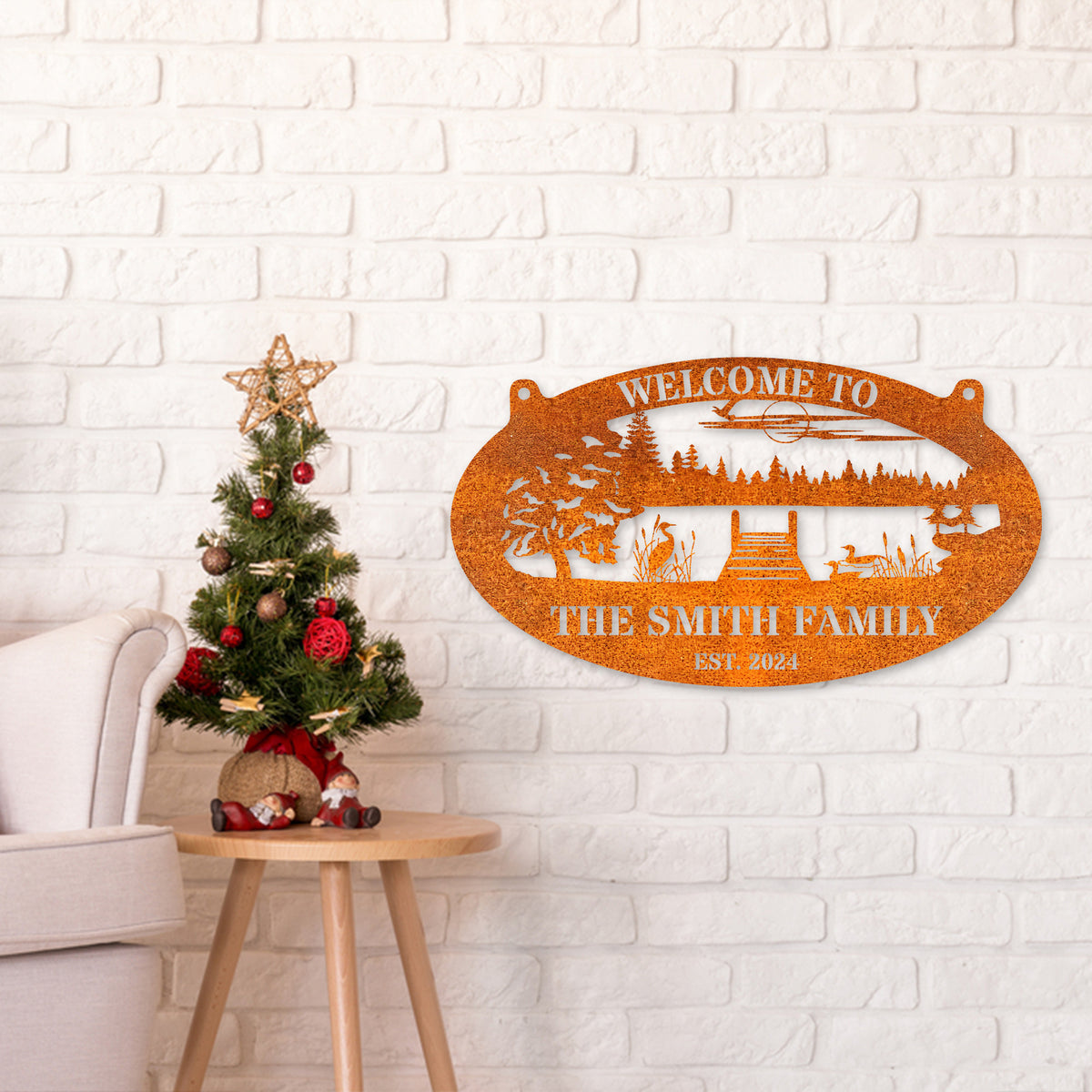 Custom Lake Dock Sign , Outdoor Metal Sign, Family Lake Lot Sign, Lake House Sign, Lakeside Sign, Lake House Decor, Lake Decor, Dock Sign