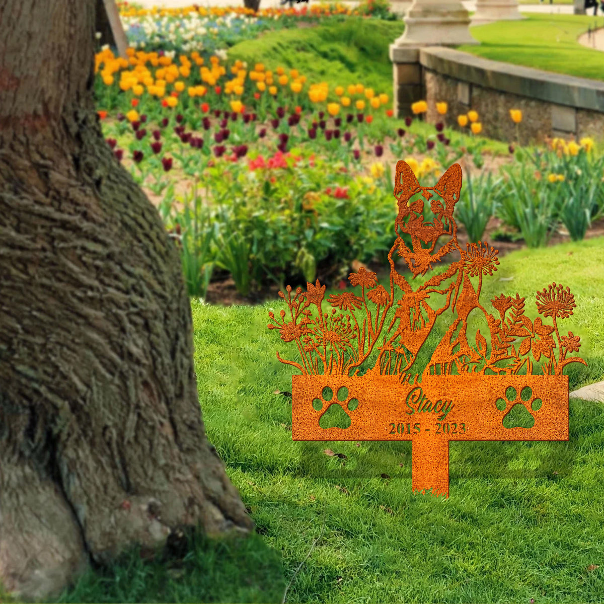 Personalized Dog Memorial Stake, German Shepherd Sign, Dog Loss German Shepherd Memorial Stake, Sympathy Sign, Grave Marker, Remembrance Stake