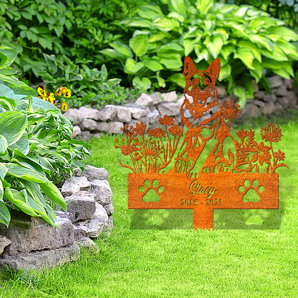 Personalized Dog Memorial Stake, German Shepherd Sign, Dog Loss German Shepherd Memorial Stake, Sympathy Sign, Grave Marker, Remembrance Stake