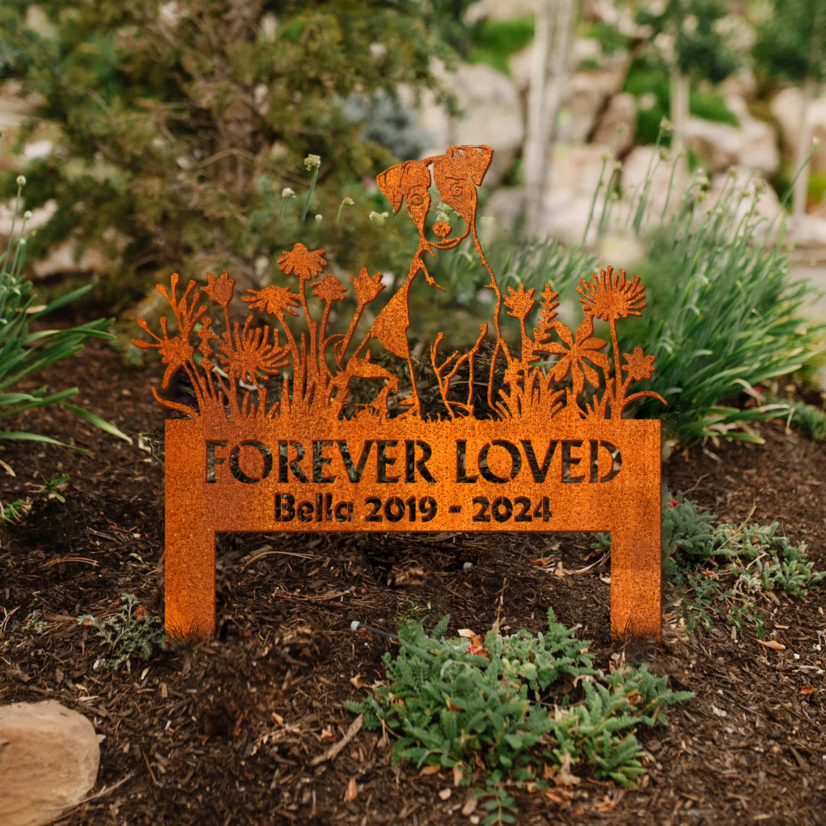 Custom Jack Russell Memorial Stake, Dog Memorial Stake, Pet Grave Markers, Dog Garden Stake, Pet Loss Gift, Sympathy Sign, Remembrance Stake