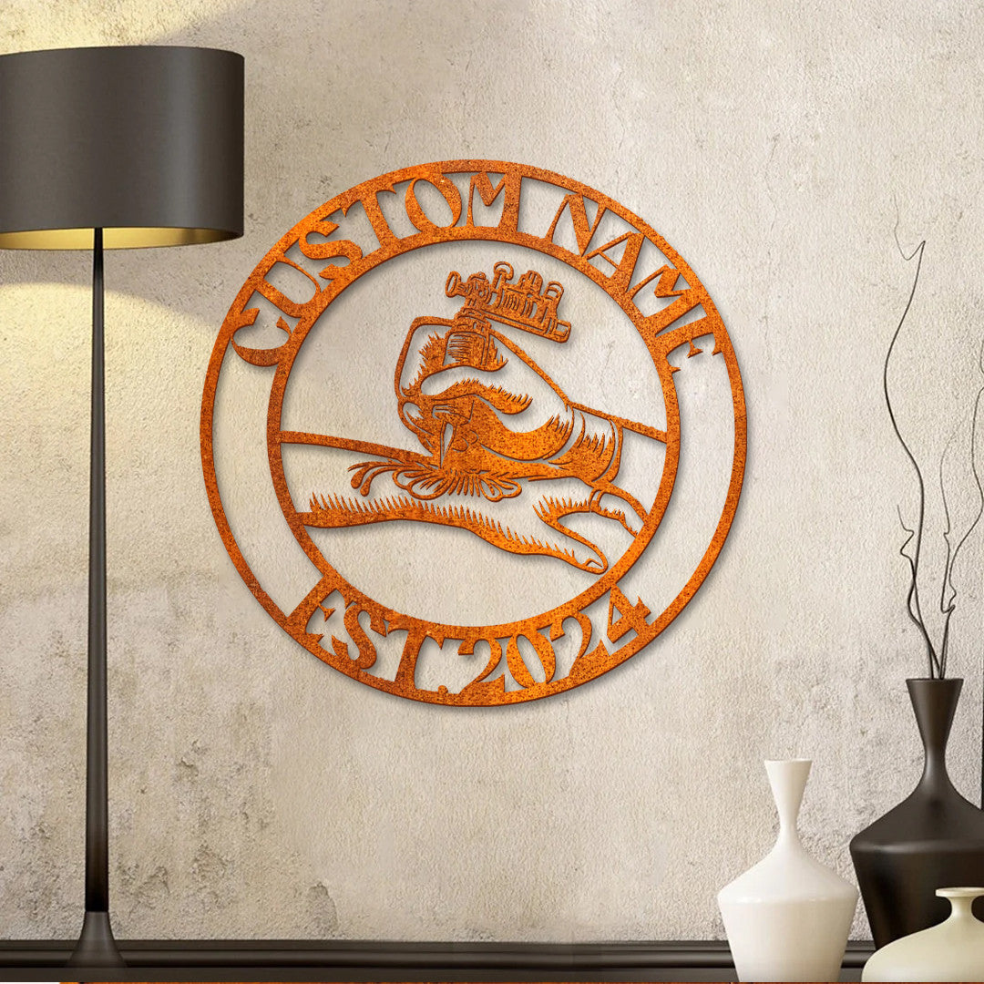 Tattoo Artist Metal Wall Art Led Light, Tattoo Artist Gift, Tattoo Studio Decor, Tattoo Shop Ink Shop, Ink Studio Name Sign Birthday Gift