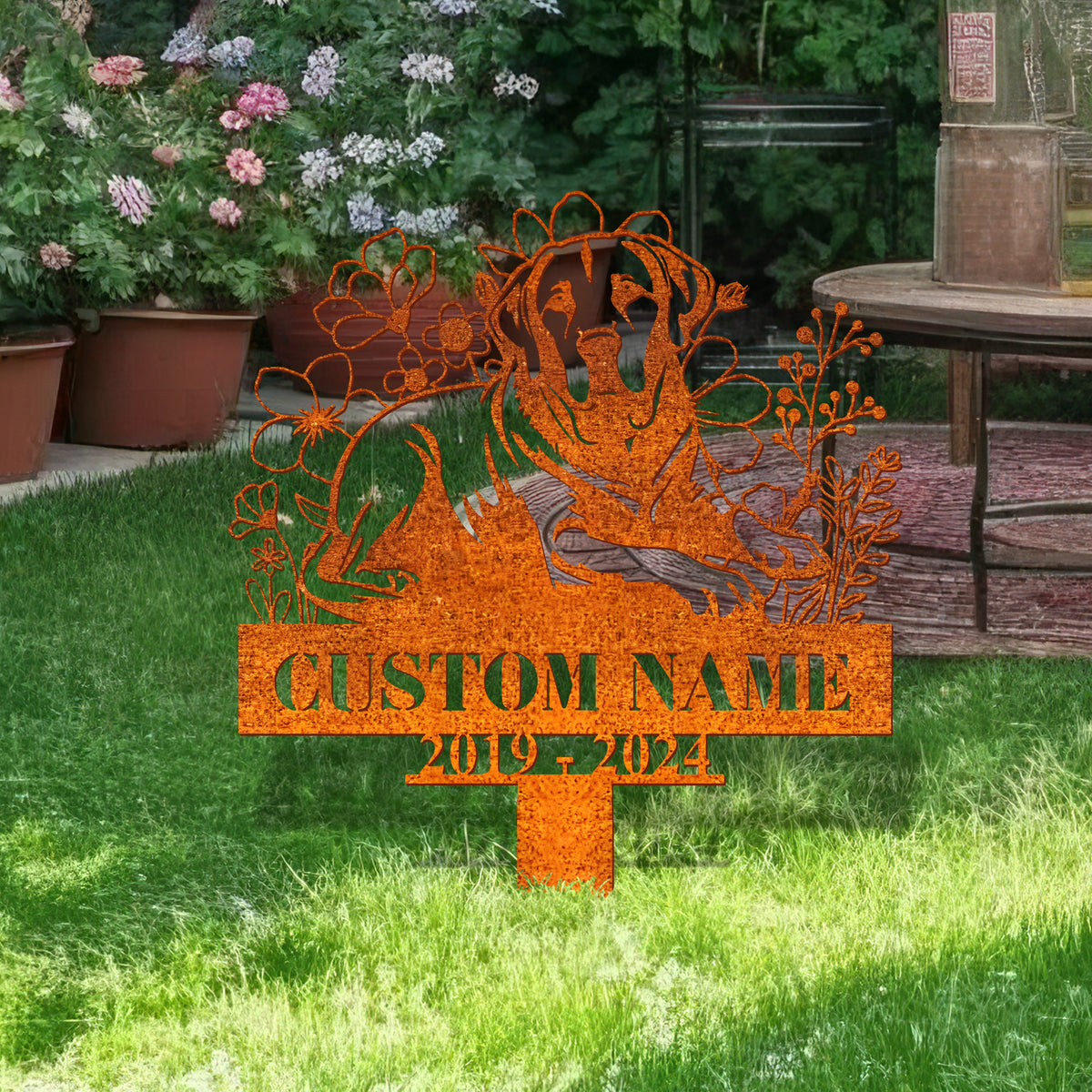 Personalized Dog Memorial Stake, Dog Memorial Plaque, Garden Stake, Labrador Retriever Sign, Sympathy Sign, Pet Grave Marker, Remembrance Stake