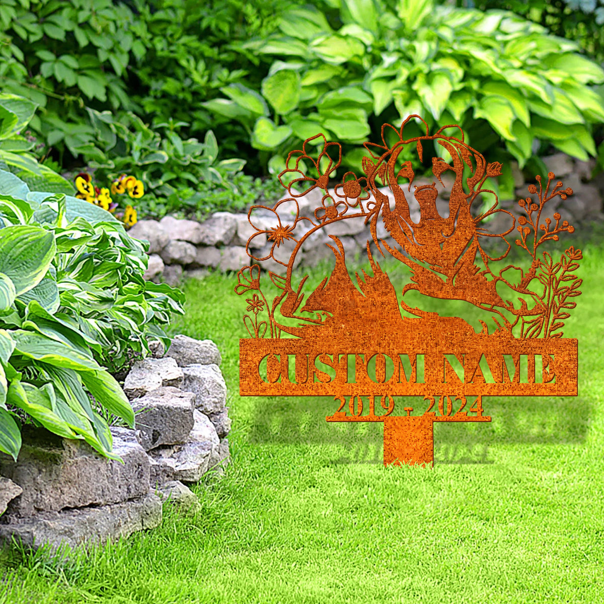 Personalized Dog Memorial Stake, Dog Memorial Plaque, Garden Stake, Labrador Retriever Sign, Sympathy Sign, Pet Grave Marker, Remembrance Stake