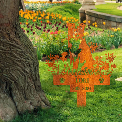 Custom Border Collie Memorial Stake , Pet Loss Gift, Sympathy Sign, Pet Grave Markers Dog Sympathy Gift, Dog Memorial Stake, Remembrance Stake