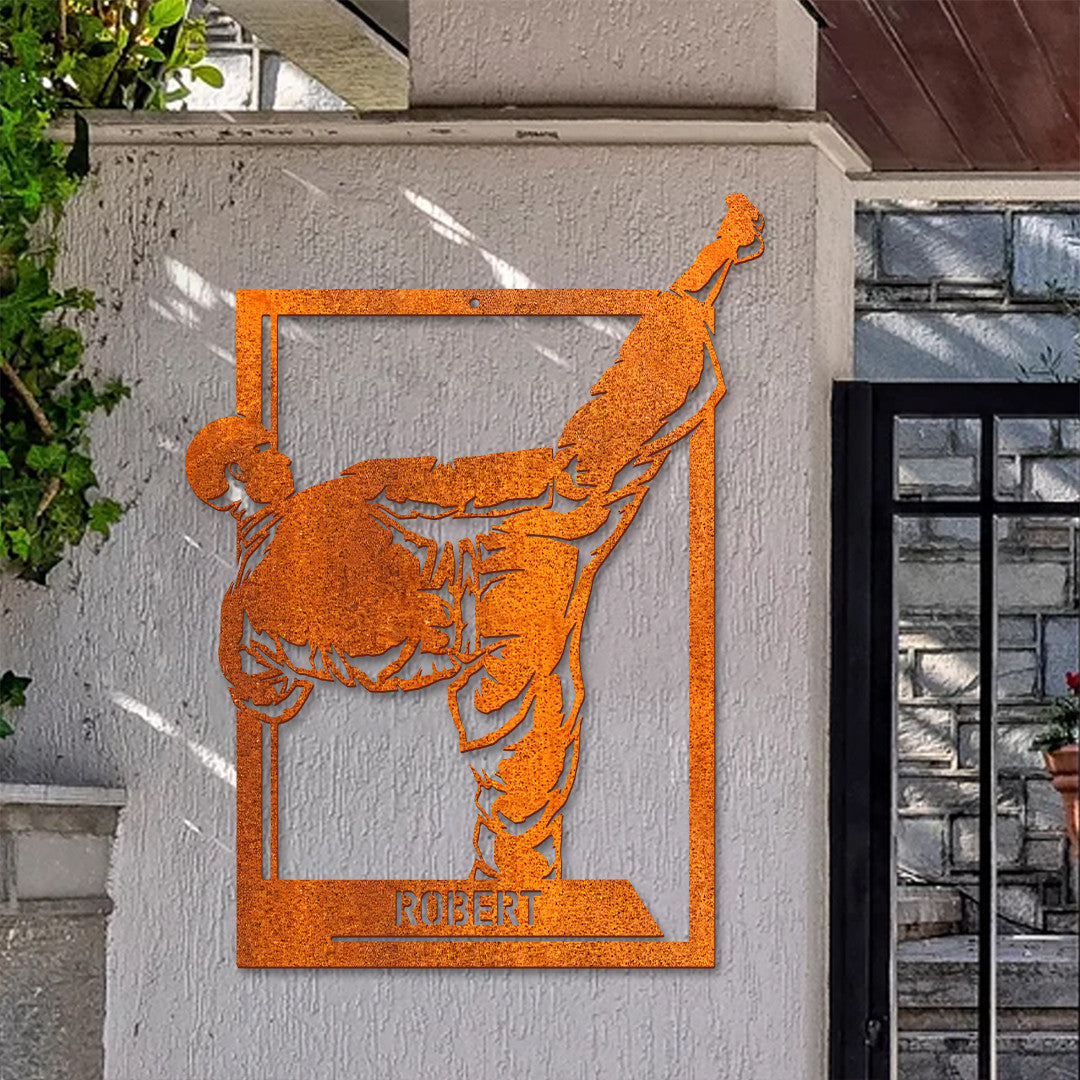 Karate Metal Custom Boy Karate Metal Wall Art Led Light, Martial Arts Sign, Kid Karate Sign, Kids Room Decor Dojo Decor, Birthday Gift For Son