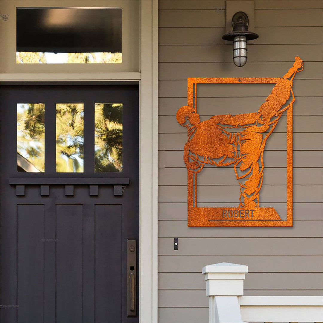 Karate Metal Custom Boy Karate Metal Wall Art Led Light, Martial Arts Sign, Kid Karate Sign, Kids Room Decor Dojo Decor, Birthday Gift For Son