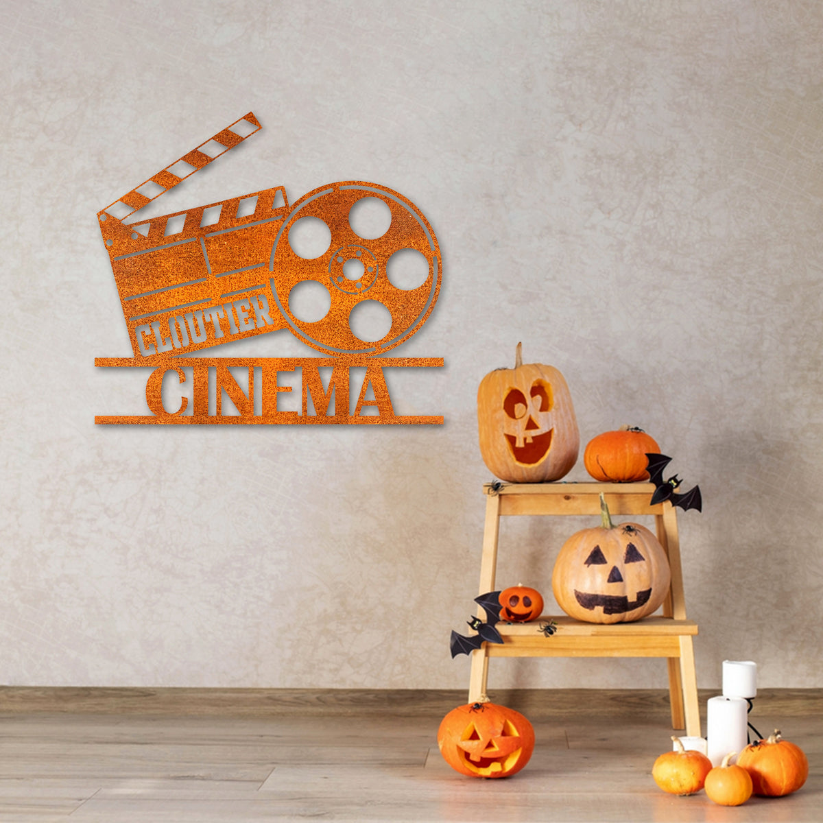 Personalized Movie Theatre Sign, Movie Room Metal Wall Art, Custom Home Cinema Sign, Home Theatre Sign, Theater Room Decor, Gift For Dad
