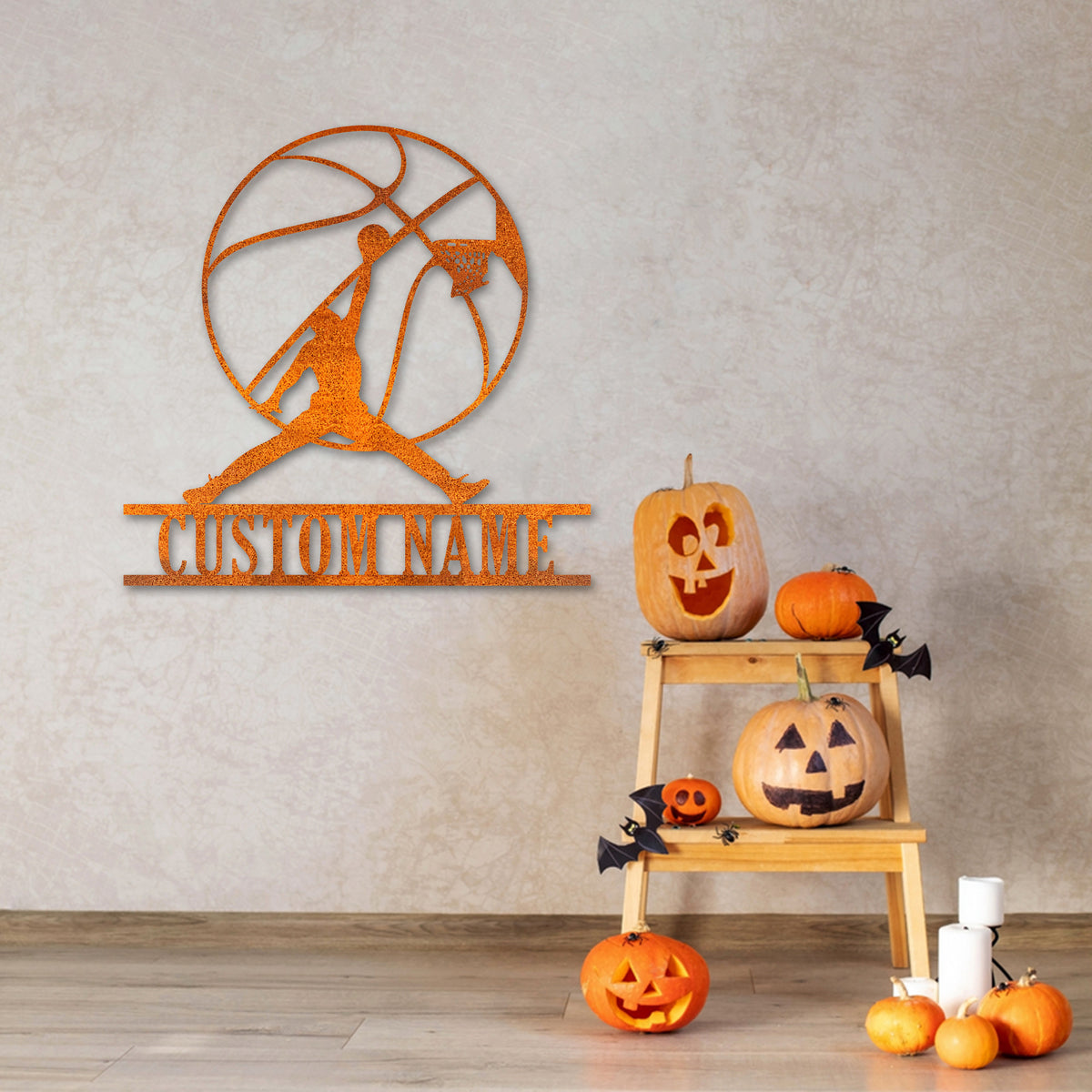Personalized Basketball Metal Wall Art Led Light, Custom Basketball Player Name Sign, Basketball Metal Sign, Basketball Lover Gift, Dad Gift