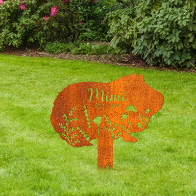 Personalized Guinea Pig Memorial Stake, Guinea Pig Grave Markers Stake, Guinea Pig Sign Remembrance Stake Guinea Pig Loss Sympathy Sign