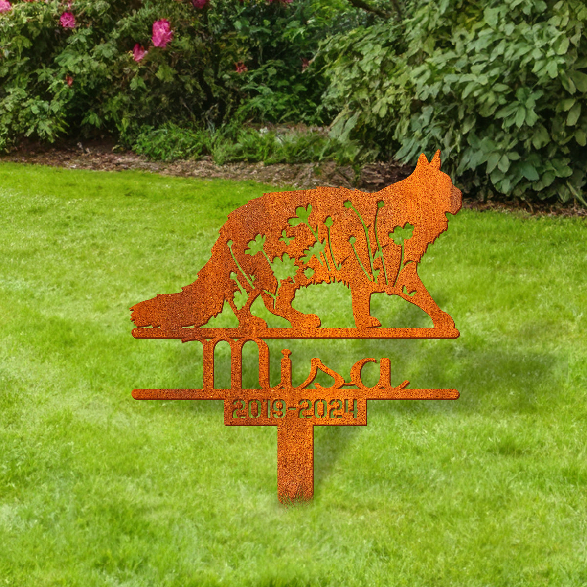 Custom Fluffy Cat Memorial Stake, Cat Grave Marker, Cat Name Sign, Pet Memorial Gift, Cat Memorial Plaque, Pet Loss Gift, Remembrance Stake