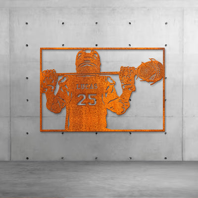Lacrosse Sign Custom Lacrosse Metal Wall Art Led Light Personalized Lacrosse Player Name Sign Lacrosse Stick Kid Nursery Decor Home Decor