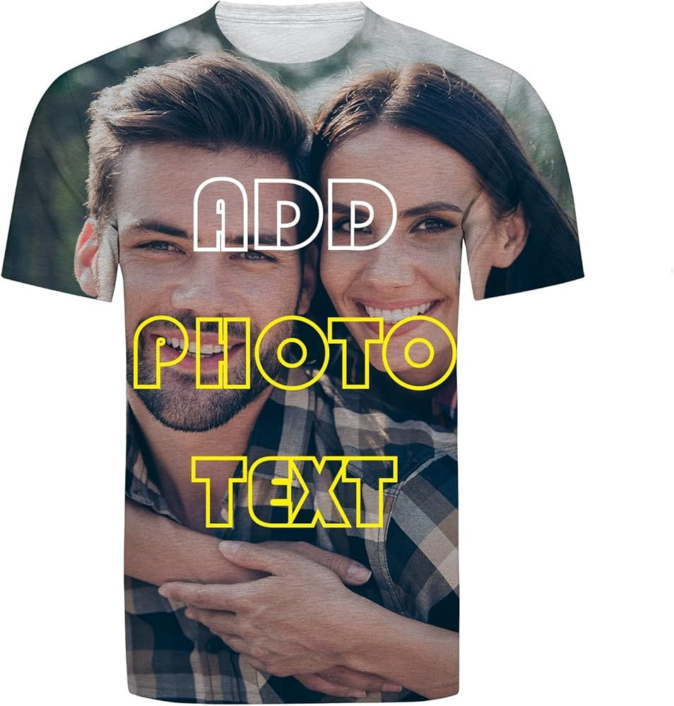 Custom T-shirt Personalized 3D Printed T Shirt