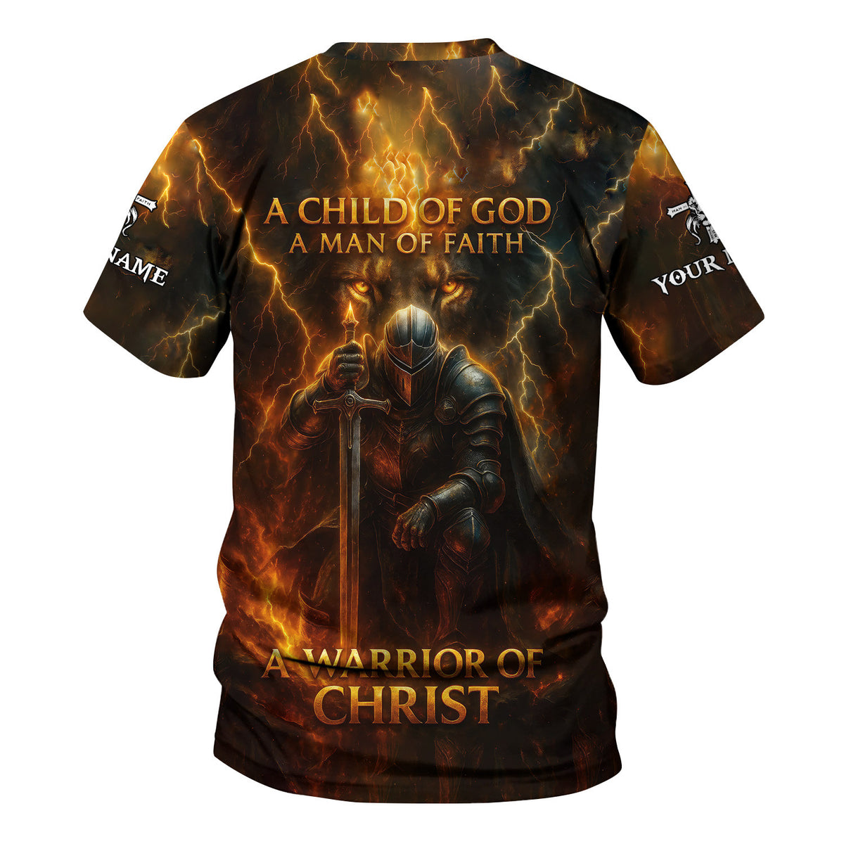 Custom Name A Child Of God, Christian Jesus Shirts For Men And Women, Religious Gift for Christian, Christian Clothing, Inspirational Shirt