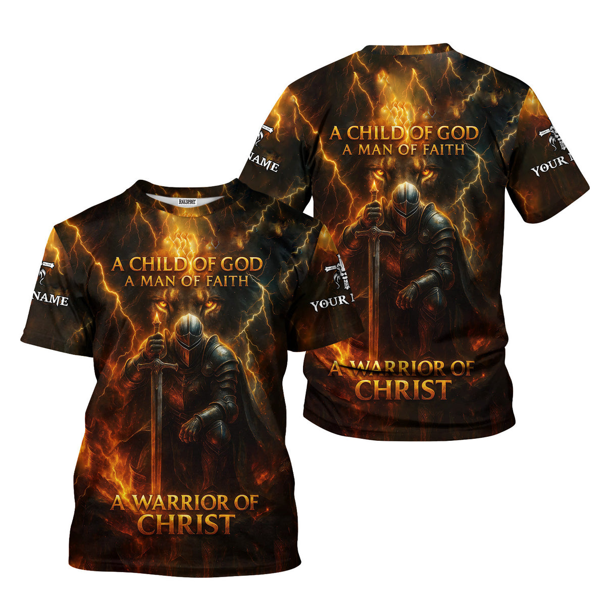 Custom Name A Child Of God, Christian Jesus Shirts For Men And Women, Religious Gift for Christian, Christian Clothing, Inspirational Shirt