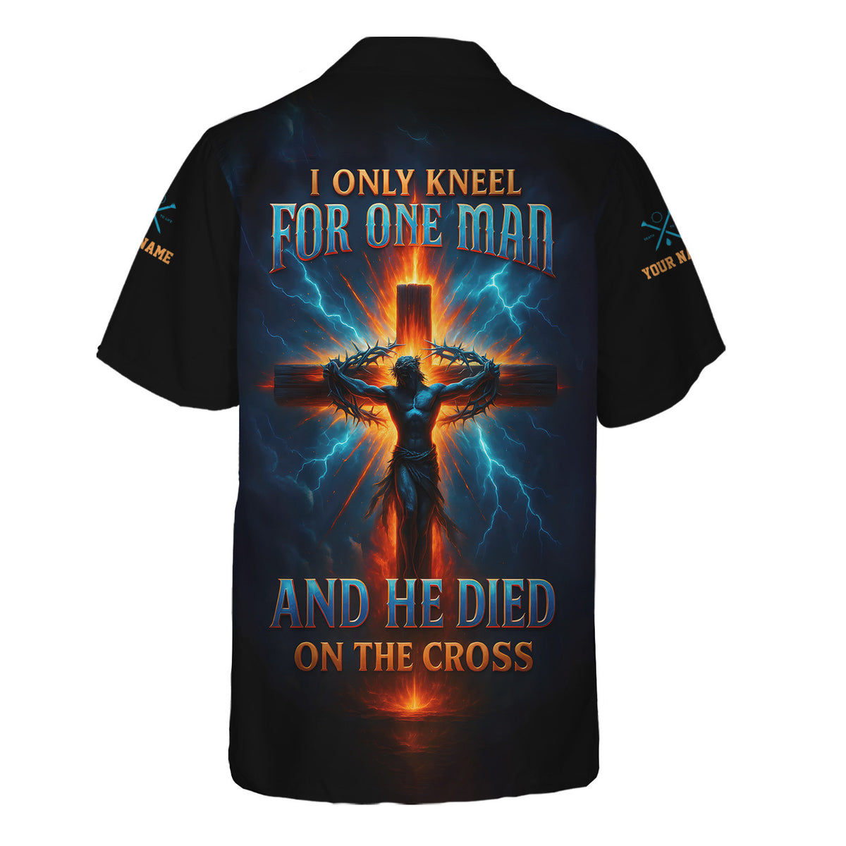 I Only Kneel For One Man And He Died On The Cross Shirt God Jesus Christian Believer Christian Gift Ideas For Men & Women