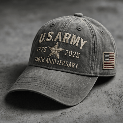 Personalized U.S. Army Embroidered Cap, Unique Gift For Men & Women