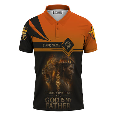 Personalized Christian Shirt - God Is My Father, Christian Lion & Jesus Design, Gift For Mens & Womens, Christian Clothes