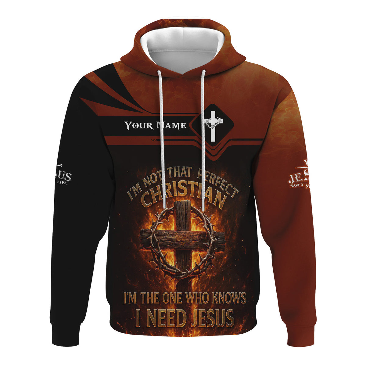 Personalized Jesus Shirt, I'm Not Perfect, I Know I Need Jesus, Christian Apparel for Men & Women, Christian Shirt, Faith Shirt