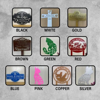 Personalized Cross With Rose Flowers Memorial Stake, Custom Cross Grave Marker Metal Garden Decor, Memorial Cross Stake Metal Garden Sign
