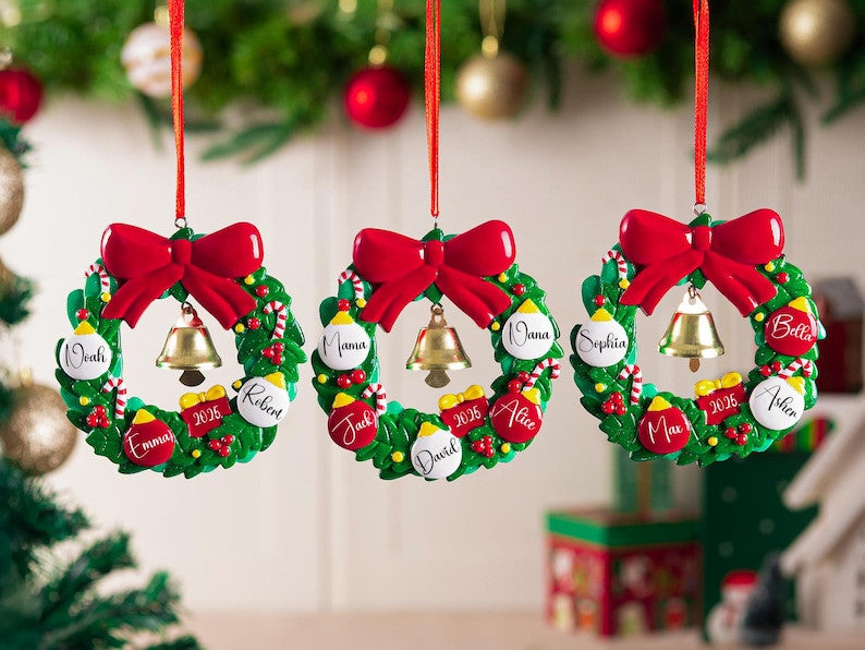 Personalized Family Christmas Ornament, 2025 Custom Family Ornament, Christmas Tree Ornament, Family Christmas Gift, Christmas Decor