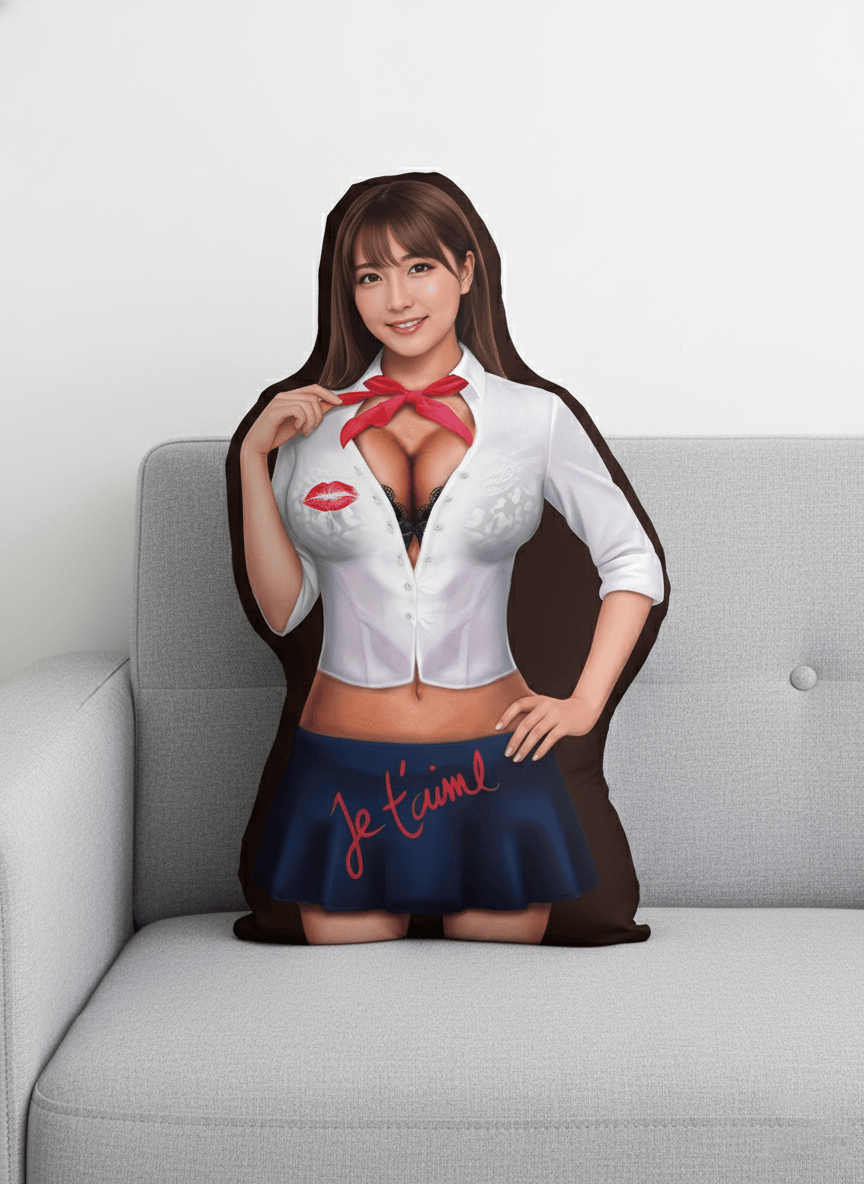 Custom Face Body Pillow, Personalized Valentine Gift for Him, Funny Girlfriend Pillow