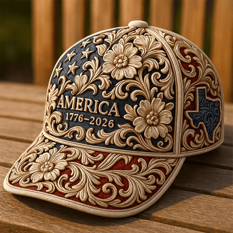 America 250th Anniversary Hat, Ornate Patriotic USA Cap, 1776–2026 American Heritage Gift For Men
