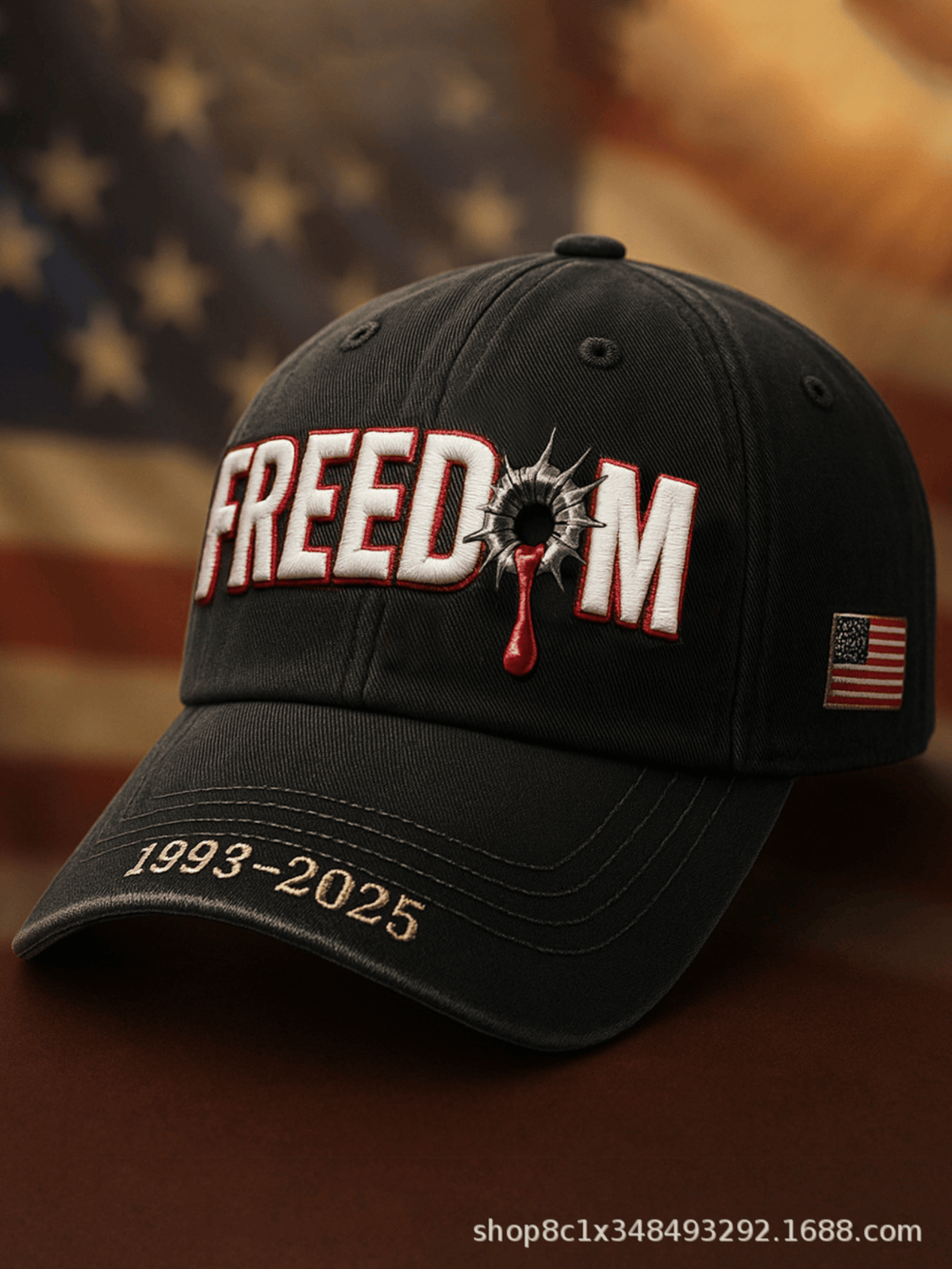 Freedom Patriotic Hat 1993-2025, American Flag Cap, USA Independence Gift, Conservative Style Baseball Hat